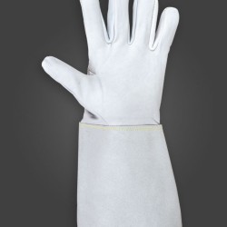 Galaxy Tig Γάντια δερμάτινα με δερμάτινη μανσέτα ραμμένα με κλωστή Kevlar®,μήκος 35cm 253