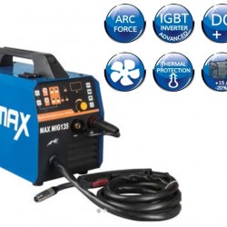 ARCMAX Ηλεκτροκόλληση Inverter 135A (max) MIG  TIG  Ηλεκτροδίου (MMA) -  MAXMIG135